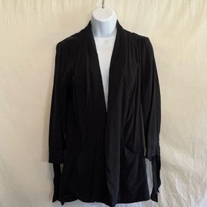 D-140 Lauren Conrad Black Open 3/4 Sleeve Suit Jacket Size S